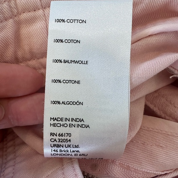 By Anthropologie The Carson Utility Barrel Pants in Pink - Picture 12 of 12